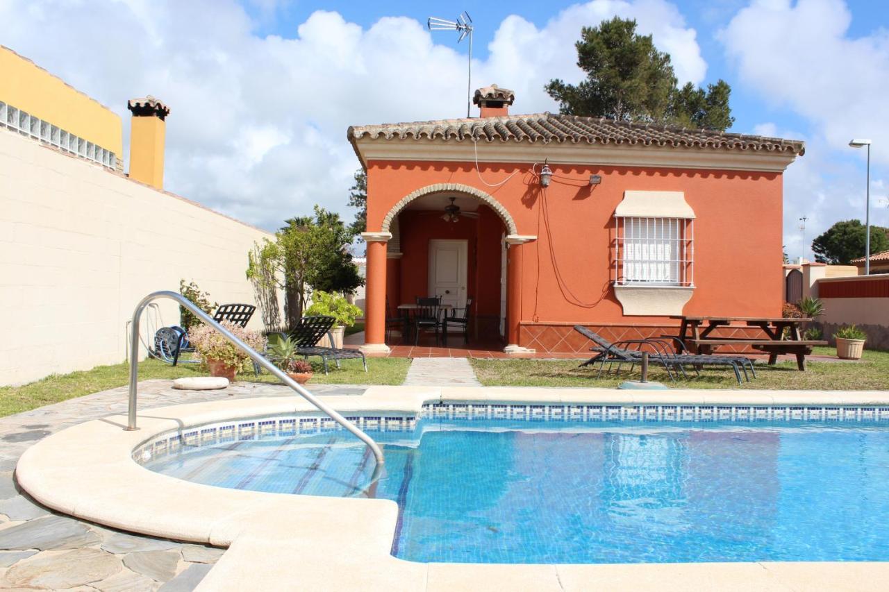 Chalet Marisma Con Piscina Privada Villa Chiclana de la Frontera Dış mekan fotoğraf